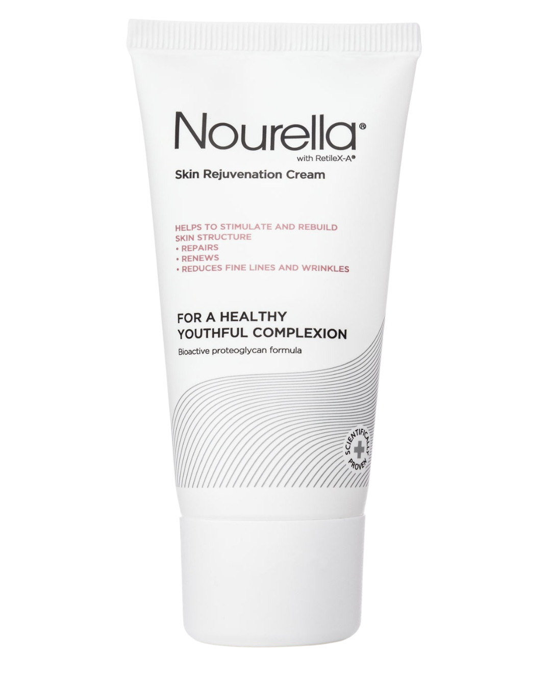 30ml tube of Nourella skin rejuvenation cream with RetileX-A